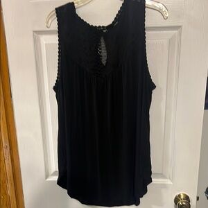 Torrid Black Sleeveless Tank Top